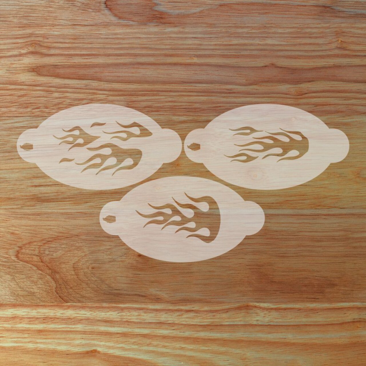 Flames Face Painting Stencil Set | Perfect for Face Painting, Temporary Tattoos, Birthday Party | Designer Stencils |